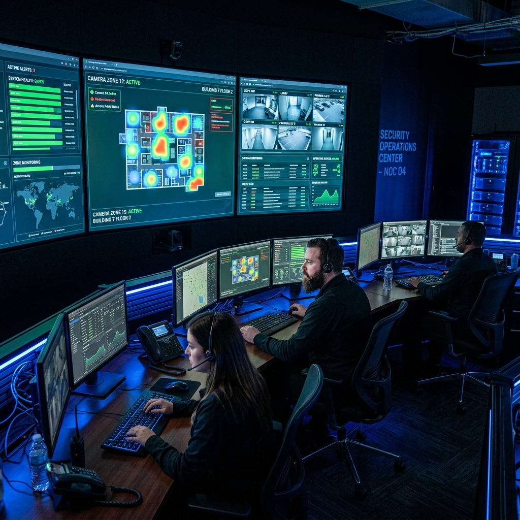 Remote Security Team at Work