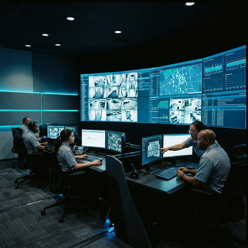 CCTV camera monitoring